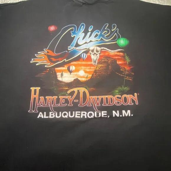 Harley-Davidson Freedom Albuquerque T-Shirt XL Black 100% Cotton - Picture 4 of 8